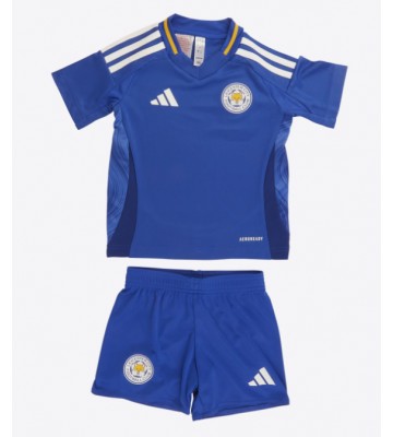 Leicester City Primera Equipación Niños 2024-25 Manga Corta (+ Pantalones cortos)